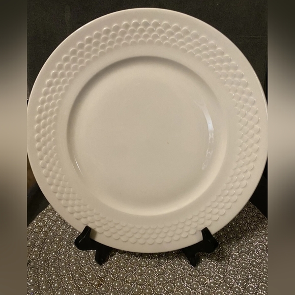 MAISON NEUVE White Dinner Plate Bone China 11” Replacement NEW - Picture 1 of 3